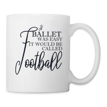 Ballett Lustig - Tasse - Weiß - Rechts