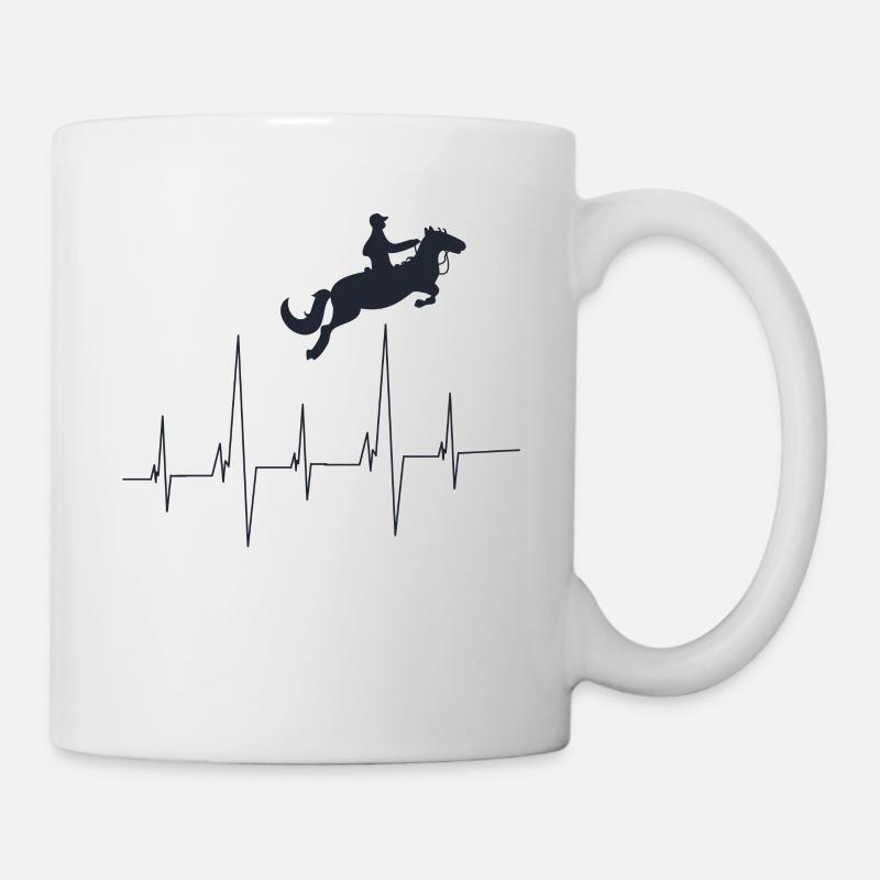 Reiten - Tasse - Weiß