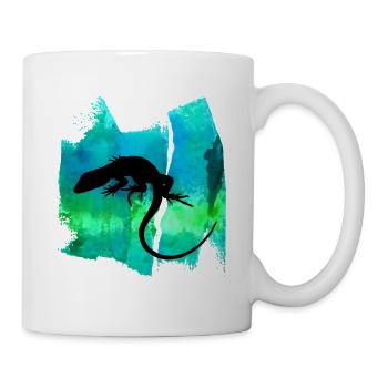 Lézard lézard t-shirt - Mug blanc - blanc - Droite