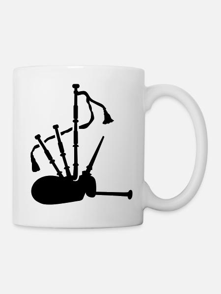 Bagpipe - Mug - white