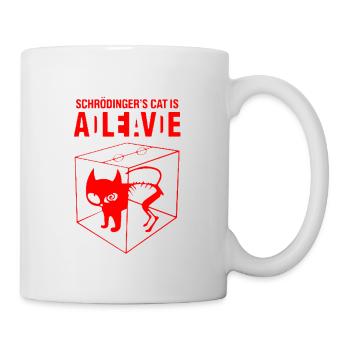 Schrödingers Cat - Tasse - Weiß - Rechts