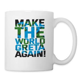 Make the World Greta again - Mug blanc - blanc - Droite