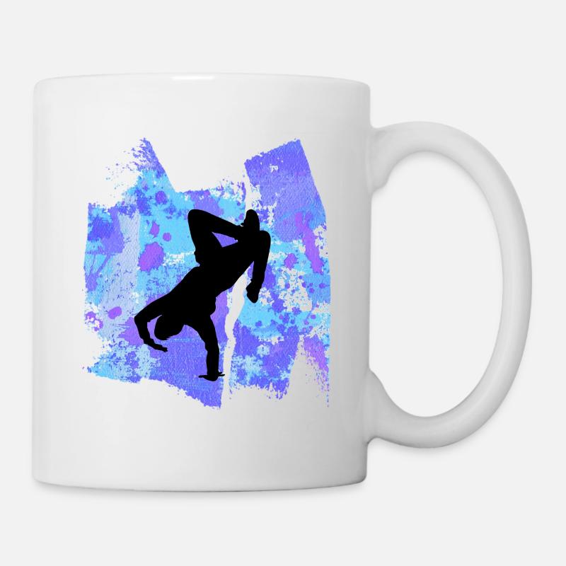 Breakdancer Breakdance Tanzen T Shirt - Tasse - Weiß