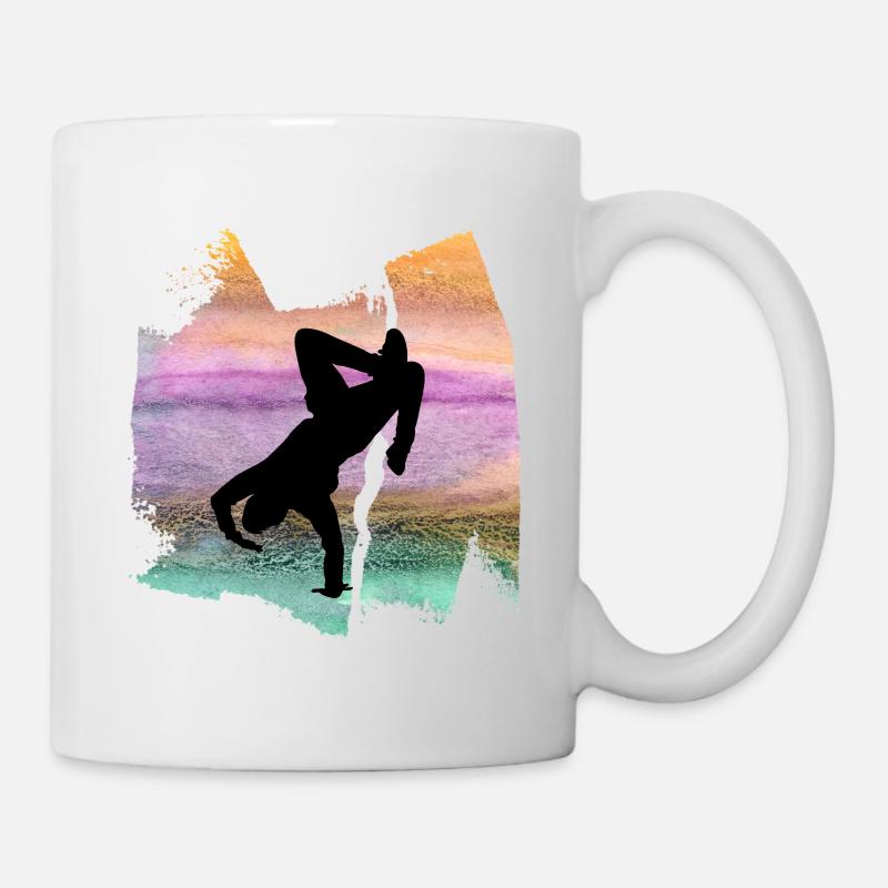 Breakdancer Breakdance Danse T Shirt - Mug blanc - blanc