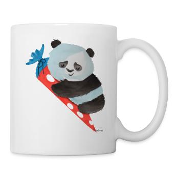 Panda bear panda bear school bag school enrollment gift - Mug - white - Right