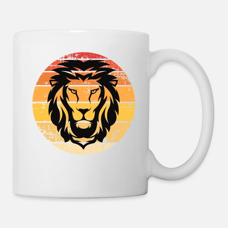 Lion - Mug blanc - blanc