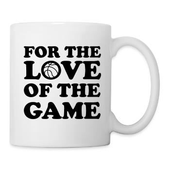 basket-ball - Mug blanc - blanc - Droite