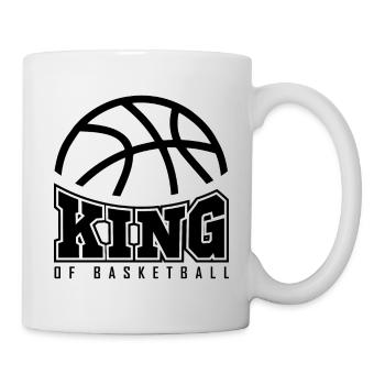 basket-ball - Mug blanc - blanc - Droite