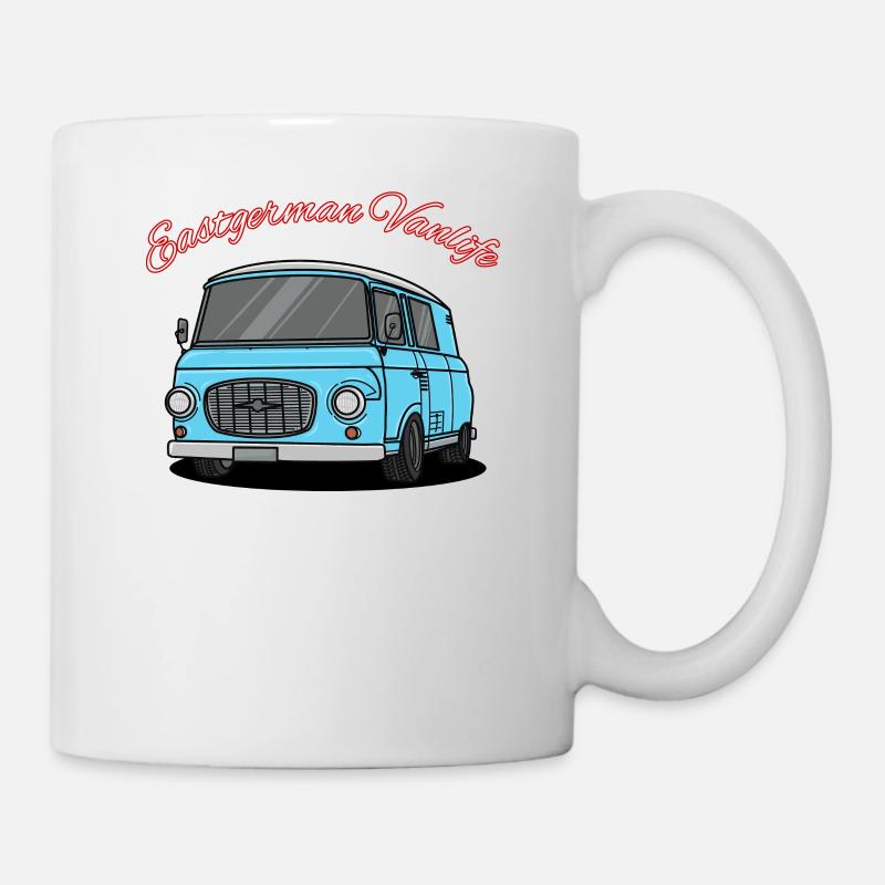 Eastgerman vanlife RDA - Mug blanc - blanc