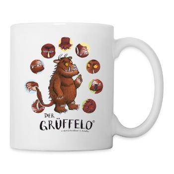 Der Grüffelo Collage - Tasse - Weiß - Rechts