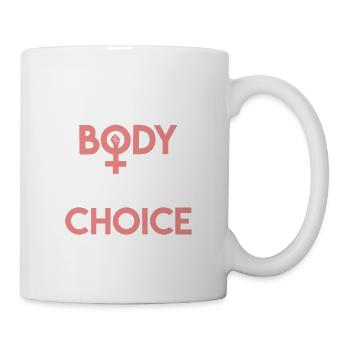 My body my Choice Femmes T-shirt - Mug blanc - blanc - Droite