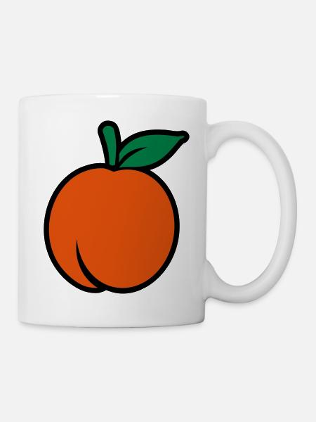 Nectarine - Mug blanc - blanc
