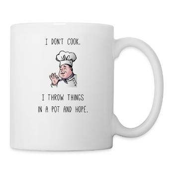Dire drôle Chef de cuisine Chef - Mug blanc - blanc - Droite