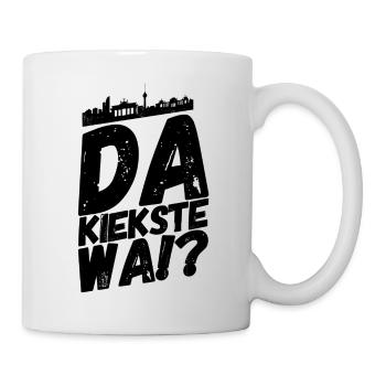 Berlin Berliner Lustige Sprüche Mundart Kiekste - Tasse - Weiß - Rechts