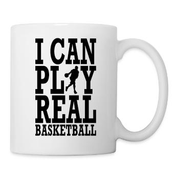 basket-ball - Mug blanc - blanc - Droite