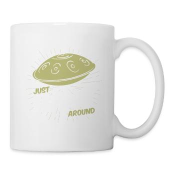 Handpan Hang Snail Music Sound T-Shirt Tee - Mug - white - Right