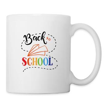Back to school for boys and girls - Mug - white - Right