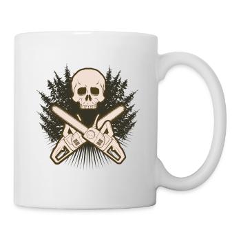 Forestier Bois Bûcheron Forestier Forestier Forestier - Mug blanc - blanc - Droite