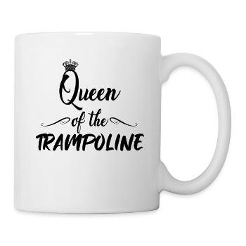 Queen of the trampoline - Jump Jumping Trampolin - Mug - white - Right