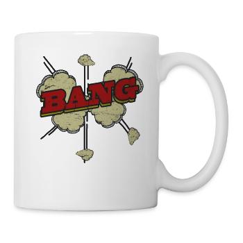 Bang a laissé premier air - Mug blanc - blanc - Droite
