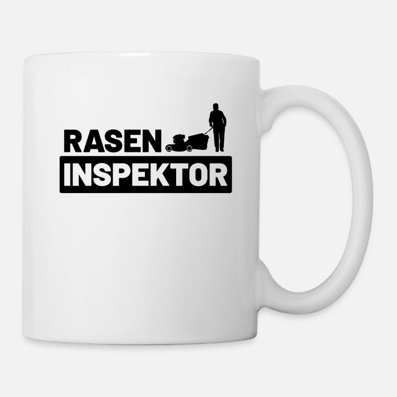 Rasen Inspektor - Tasse - Weiß