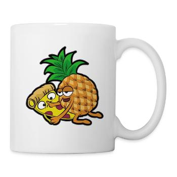Pizza Hawaiian Pineapple Ham Sex Messed Up Funny - Mug - white - Right