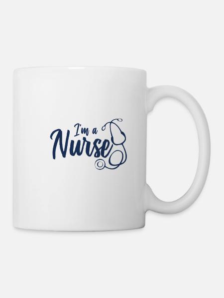 Infirmière - Mug blanc - blanc