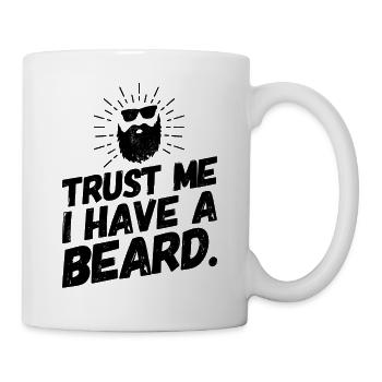 Beard Bearded Beard Funny Sayings Confidence - Mug - white - Right