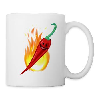 Hot Pepper Chilli Restaurant Hot Spice Dish - Mug - white - Right