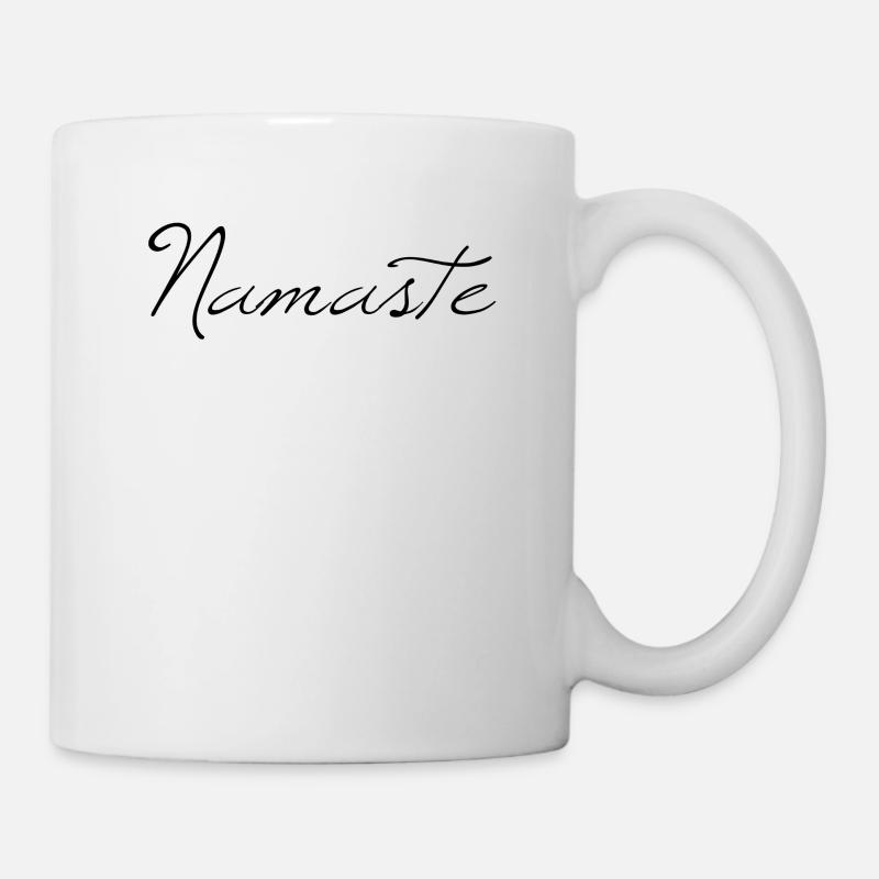 Namaste - Tasse - Weiß