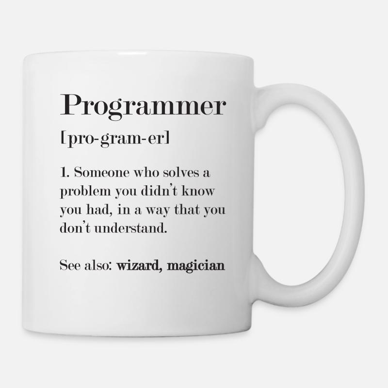 Programmeurs - Mug blanc - blanc