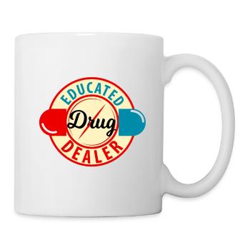 Pharmacist drug dealer nurse medicine - Mug - white - Right