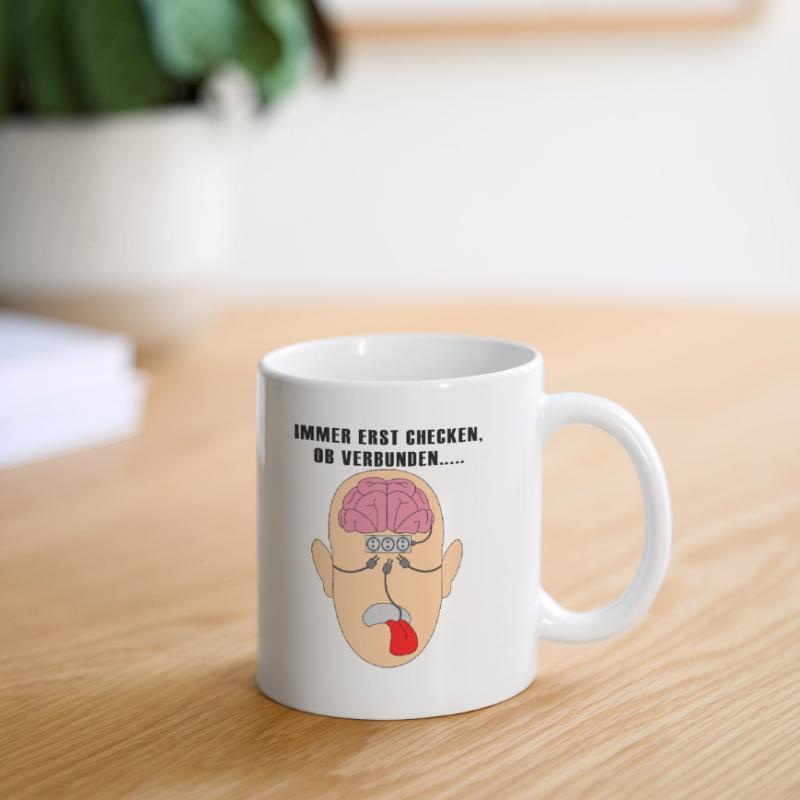 Brain Sockets Cable Control Turn Off Mug