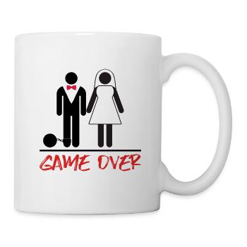 Game Over Mariage JGA - Mug blanc - blanc - Droite