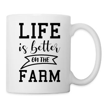 Agriculture agricole - Mug blanc - blanc - Droite