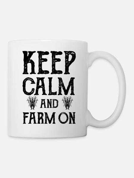 Bauernhof Landwirtschaft - Tasse - Weiß