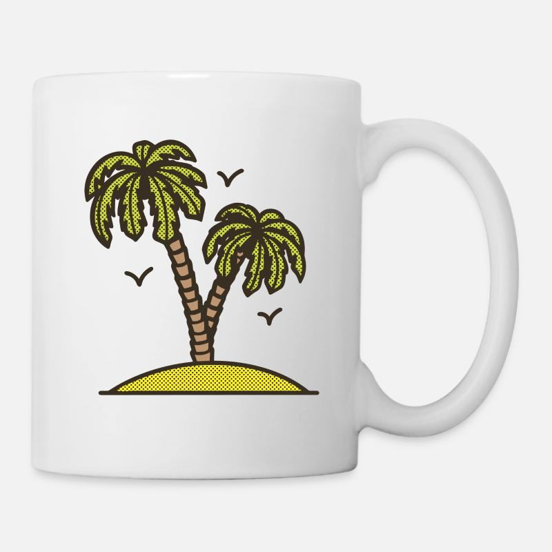 L’île - Mug blanc - blanc