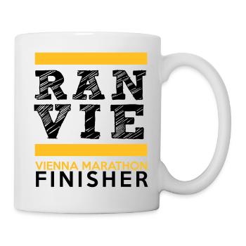 Wien Marathon Finisher - Tasse - Weiß - Rechts