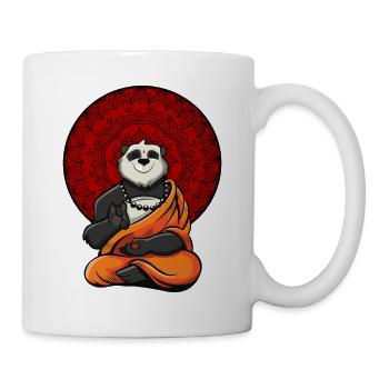 Panda Bear Zen Yoga Meditation Buddha - Mug - white - Right