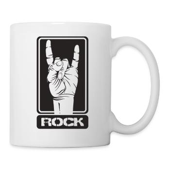 Musik Rock - Tasse - Weiß - Rechts