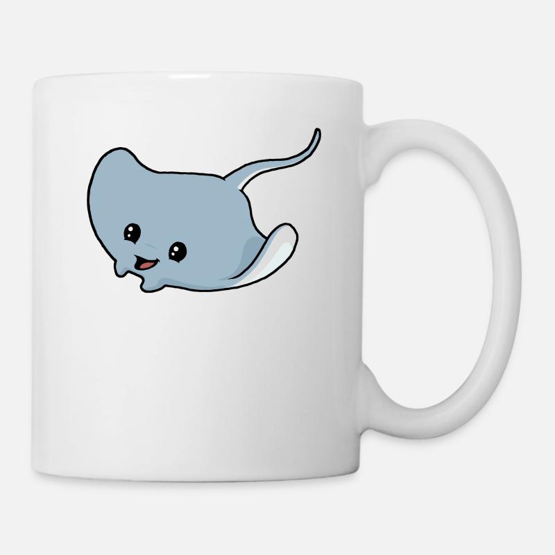 Kleiner Rochen - Tasse - Weiß
