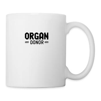 Organ donor - Mug - white - Right