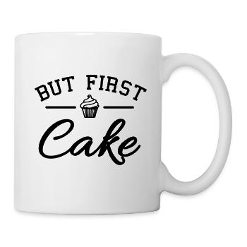 Kaffee Kuchen Kekse - Tasse - Weiß - Rechts