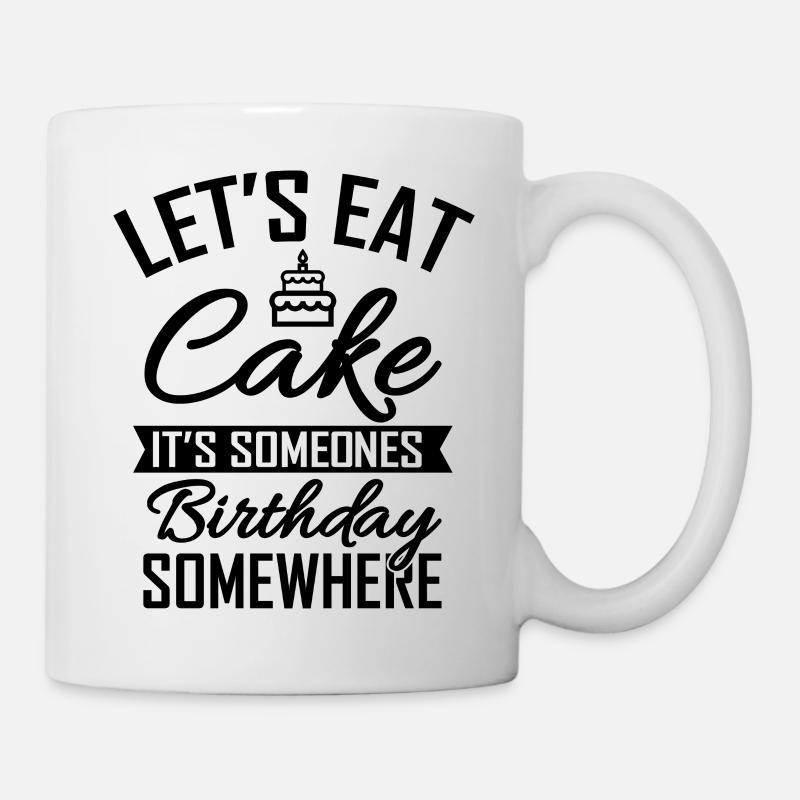 Kaffee Kuchen Kekse - Tasse - Weiß