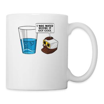 Drôle Physique Science Eau Blague Glace - Mug blanc - blanc - Droite