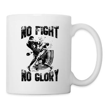 No Fight - Tasse - Weiß - Rechts