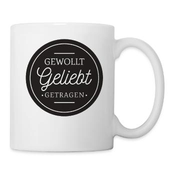 Christlich, geliebt, Christlich - Tasse - Weiß - Rechts