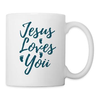 Christian for children - Jesus loves you - Mug - white - Right