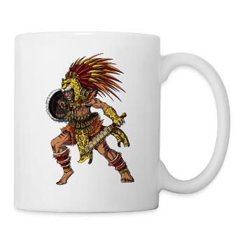 Aztec Jaguar Warrior - Mug - white - Right