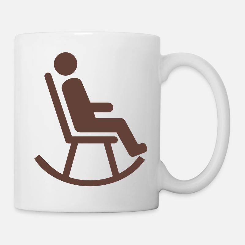 Schaukelstuhl - Tasse - Weiß